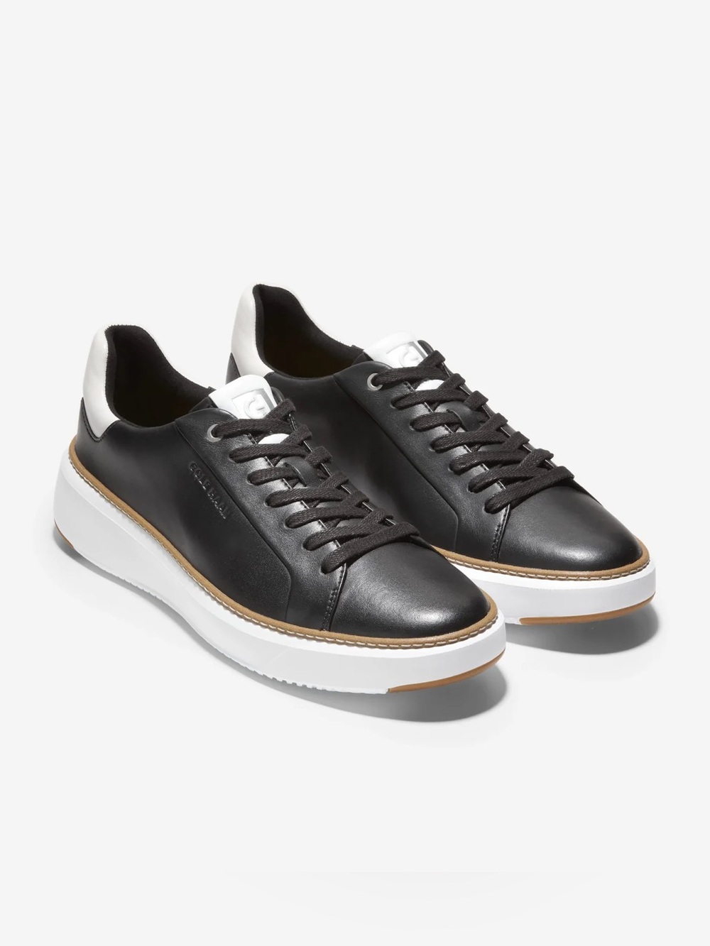 Cole Haan GrandPro Topspin Sneaker Men’s 8.5 Black Work Casual Comfort Shoes